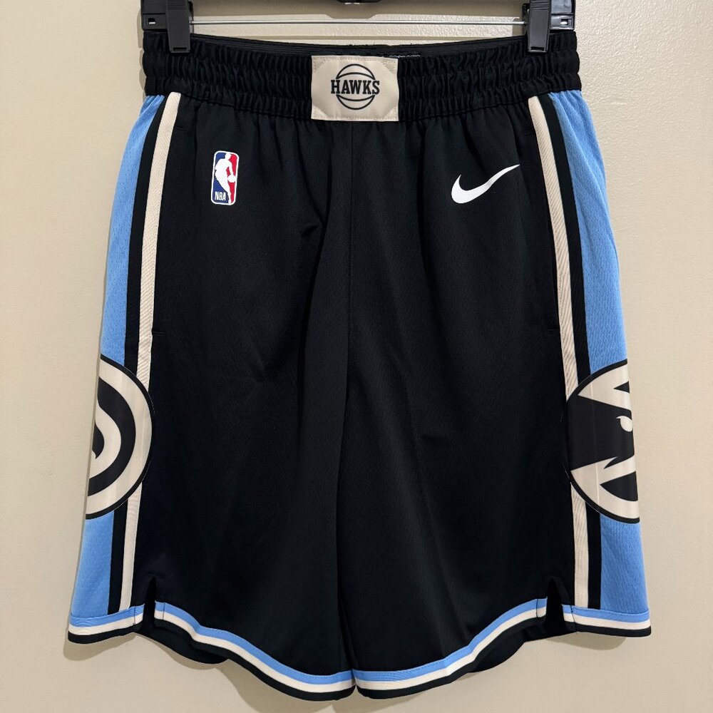 Nike NBA Atlanta Hawks 2023/24 City Edition Swingman Shorts Black Size